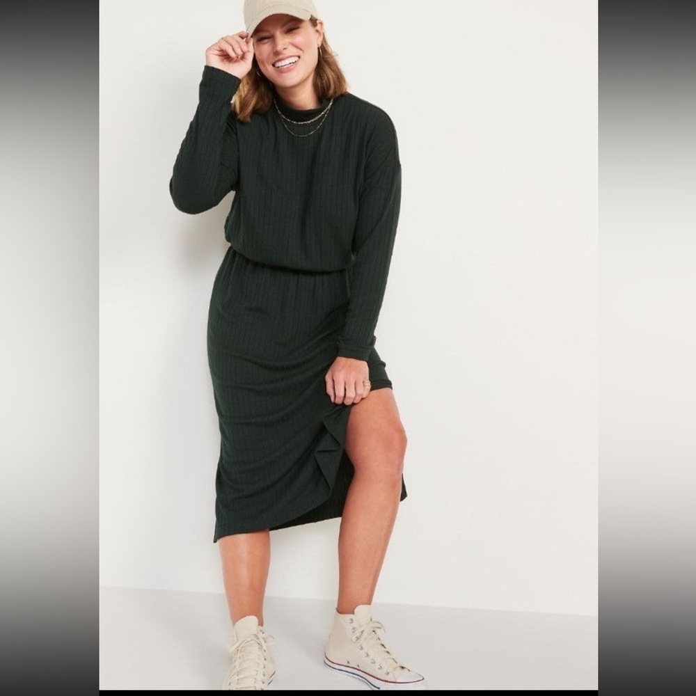 Dark Green Old Navy Sweater Dress 3x